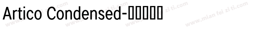 Artico Condensed字体转换